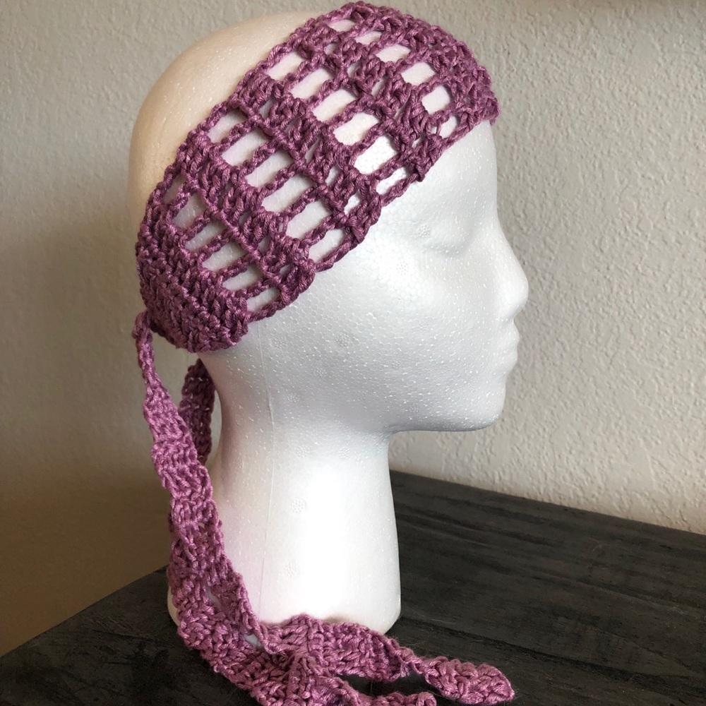 Handmade crochet boho headband/wrap